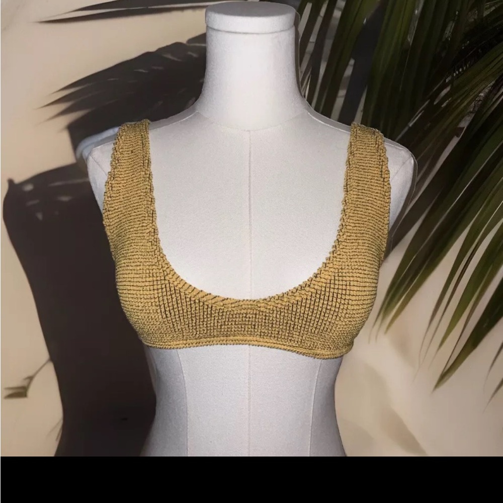 Bond eye Australia yellow gold bikini top